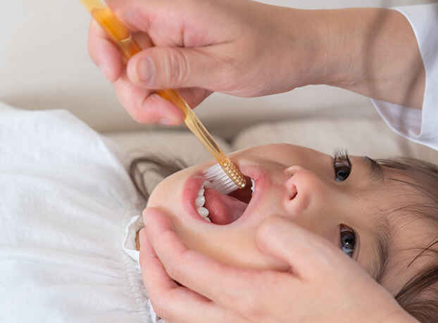  子供の仕上げ磨きどうやったらいい？