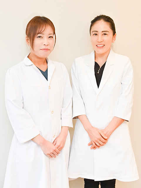 片海 紫苑里 院長　&   三橋 まさみ 副院長